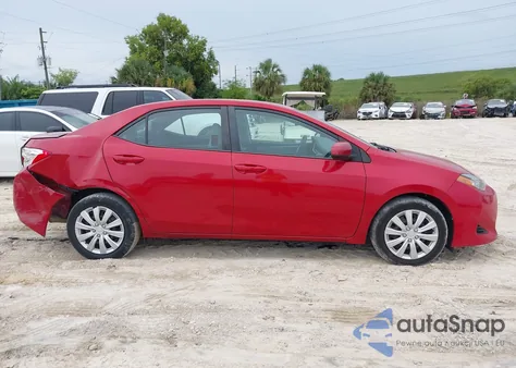 2017 Toyota Corolla Le из США, поврежденный, VIN 5YFBURHEXHP570039